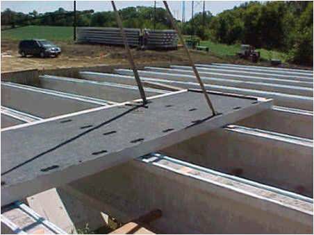 Напольный настил из стеклопластика - Short span steel