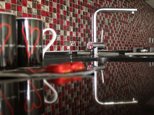 Мозаика из муранского стекла - MOSAIC - D.I. Più srl - ANDRETTO DESIGN - глянцевая / для интерьера / настенная