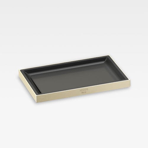 Мыльница на столешнице - A816621001 - Armani / Roca - из металла / для ванной комнаты / хромированная
