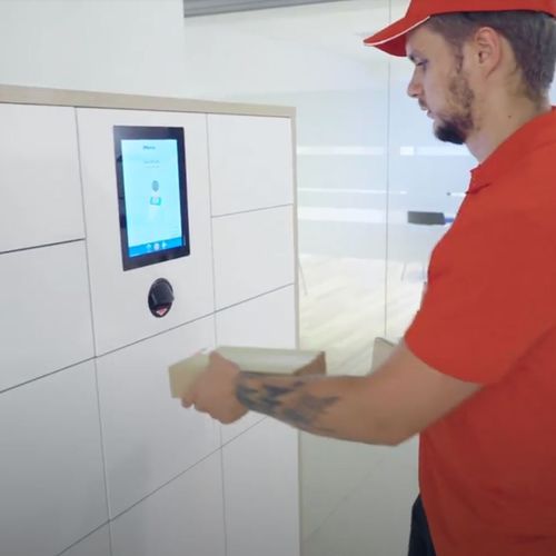 Шкафчик для раздевалки из стали - DELIVERY AND PICK-UP LOCKERS - Metra smart locker systems - RFID / для профессионального использования / для хранения