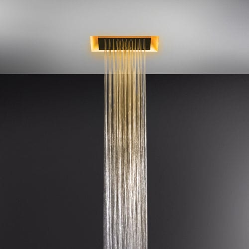 Потолочная лейка для душа - AFILO : 57301 - GESSI SPA - встраиваемая / квадратная / дождь
