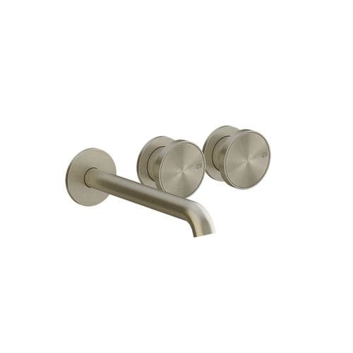 Двухрычажный смеситель для раковины - 66090 - GESSI SPA - настенный / из латуни / для ванной комнаты
