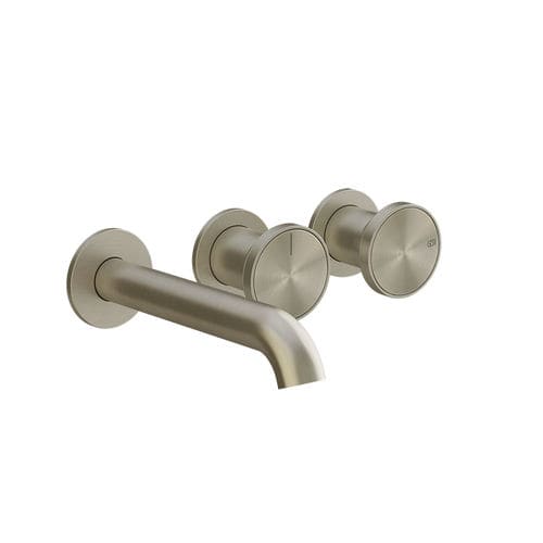 Двухрычажный смеситель для ванной - 66042 - GESSI SPA - настенный / из латуни / для ванной комнаты