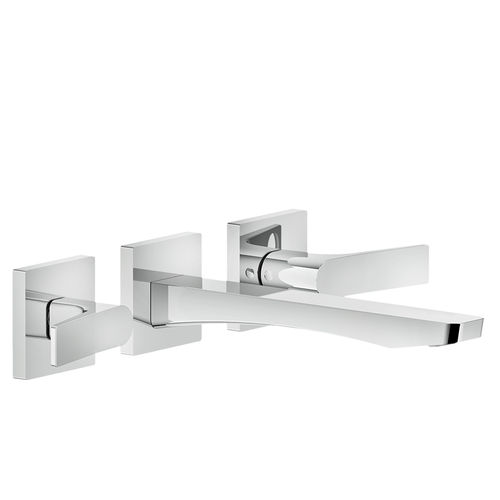 Двухрычажный смеситель для раковины - 59090 - GESSI SPA - настенный / из металла / для ванной комнаты