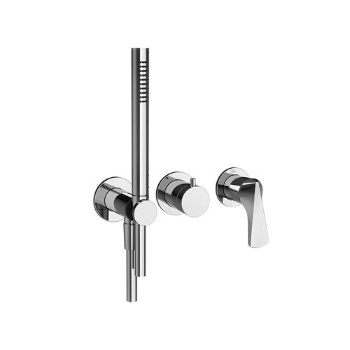 Однорычажный смеситель для душа - 72036 - GESSI SPA - настенный / из латуни / для ванной комнаты