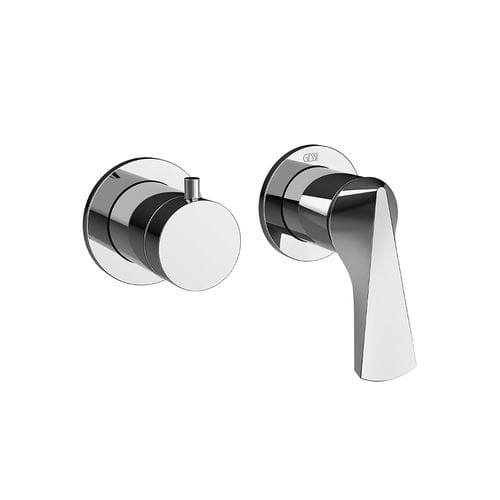 Однорычажный смеситель для душа - 72038 - GESSI SPA - настенный / из латуни / для ванной комнаты