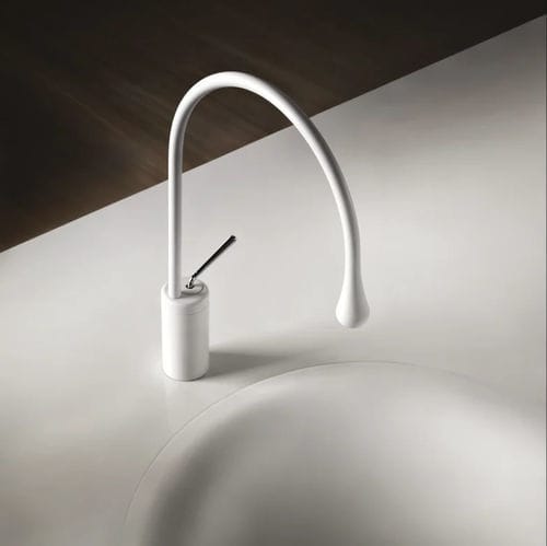 Однорычажный смеситель для раковины - GOCCIA : 33605 - GESSI SPA - настольный / из металла / для ванной комнаты