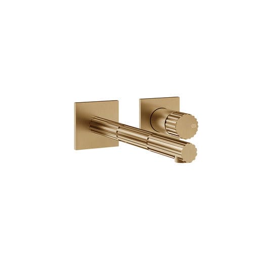 Однорычажный смеситель для раковины - AREA PRO - GESSI SPA - настенный / из металла / для ванной комнаты