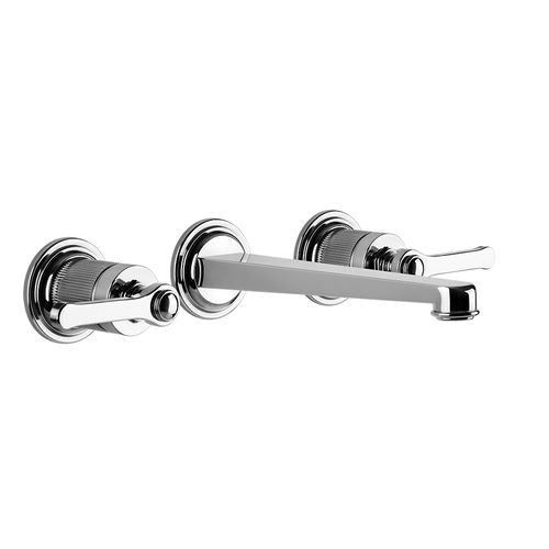 Однорычажный смеситель для умывальника - AREA PRO - GESSI SPA - встраиваемый / настенный / из металла