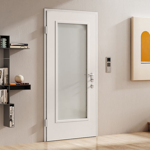 Застекленная дверь - 883 - Di.Bi. Porte Blindate - входная / из гальванизированной стали / створчатая