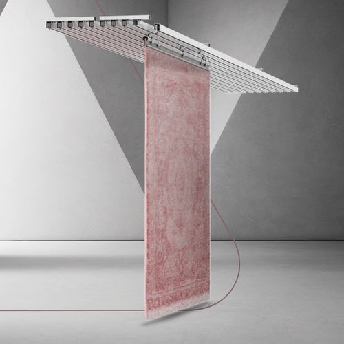 Потолочный выставочный стенд для ковров - FIXED RAIL SYSTEM - AKDENIZ Display Systems - из металла / на заказ / для профессионального использования