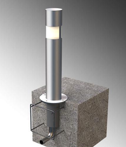 Столбик освещения для общественных мест - SSLA / LBPA / SSLS  - CALPIPE SECURITY BOLLARDS - современный / из нержавеющей стали / LED