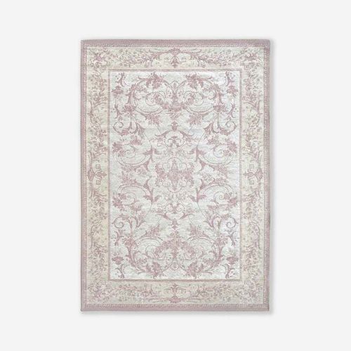 Ковер винтаж - BRUSSELS - BLUSH 6009 - Louis De Poortere - арабеска / из переработанного пластика / из шерсти