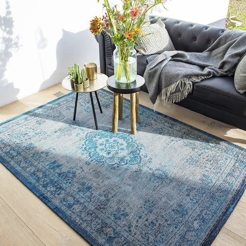 Современный ковер - GREY TURQUOISE 8255 - Louis De Poortere - арабский рисунок / из пластика / из ПЭС