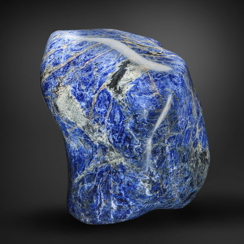 Скульптура из натурального камня - GUIDERO_SODALITE_GEMSTONE_SOD2_155kg - GUIDERO Holland BV