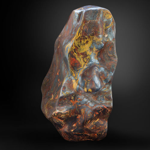 Скульптура из натурального камня - GUIDERO_JASPER_SUNSET_GEMSTONE_S2_135kg - GUIDERO Holland BV