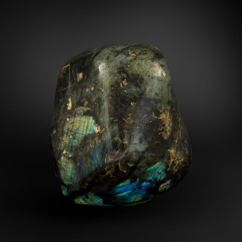 Скульптура из натурального камня - GUIDERO_LABRADORITE_GEMSTONE_LAB35_14kg - GUIDERO Holland BV
