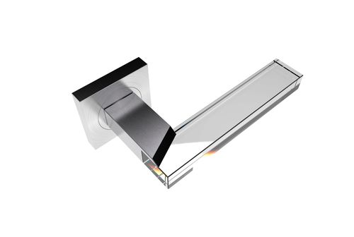 Ручка для стеклянной двери - EDGE R SS SATIN - GUIDERO Holland BV - из кристалла / современная