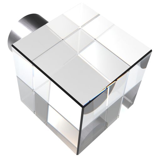 Современная ручка-кноб - GUIDERO_CRYSTAL-FURNITURE_KNOB_PULL_SQUARE - GUIDERO Holland BV - из кристалла