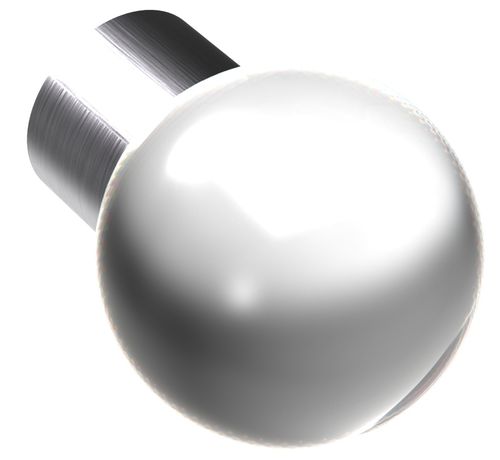 Современная ручка-кноб - GUIDERO_CRYSTAL-FURNITURE_KNOB_GLOBE_SPHERE - GUIDERO Holland BV - из кристалла