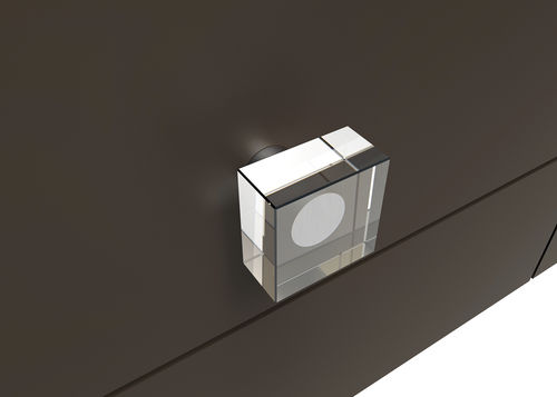 Ручка для мебели из кристалла - GUIDERO_CRYSTAL-FURNITURE_PULL_SQUARE PROJECTS - GUIDERO Holland BV