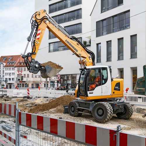 Промежуточный экскаватор - A 914 LITRONIC - Liebherr  - колесный / компактный / с малым расходом топлива