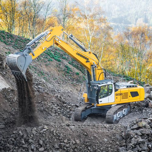 Гусеничный экскаватор - R 956 LITRONIC - Liebherr  - для строительства / дизельный / Tier 4