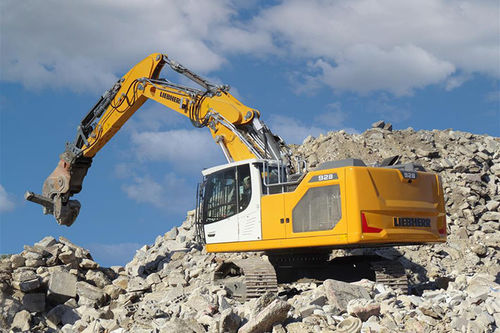 Гусеничный экскаватор - R 928 LITRONIC - Liebherr - компактный / для  строительства