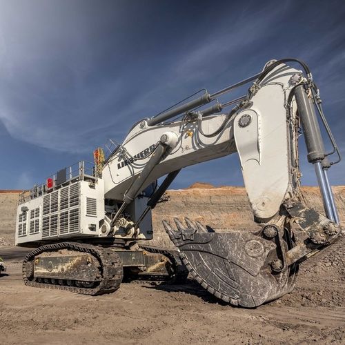 Гусеничный экскаватор - R 9600 G8 - Liebherr  - для разгрузочно-погрузочных работ / Tier 2 / CUMMINS