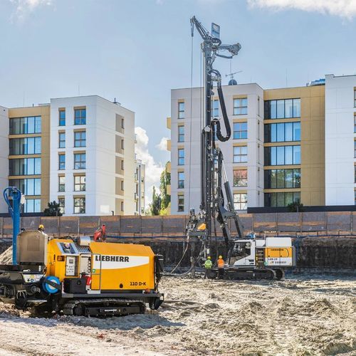 Сверлильный станок с дизельным двигателем - LRB 19 - Liebherr  - электрическая / механическая / поворотная