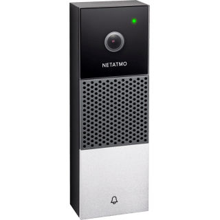 Видеотелефон из нержавеющей стали - Netatmo - для интерьера / Интернет / беспроводной