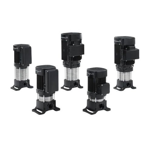 Насос для воды - CLOSE-COUPLED VERTICAL MULTISTAGE - Grundfos - из чугуна / из нержавеющей стали / центробежный