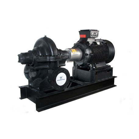 Насос для воды - HS HORIZONTAL SPLIT CASE - Grundfos - из нержавеющей стали / центробежный