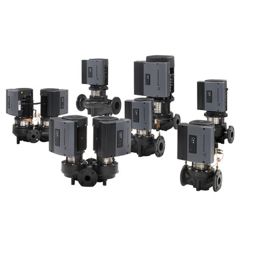 Насос для воды - TP, TPE INLINE - Grundfos - из чугуна / из нержавеющей стали / центробежный