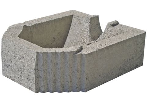 Полый бетонный блок - MURO FACILE - mvb - легкий / для подпорной стены / акустический