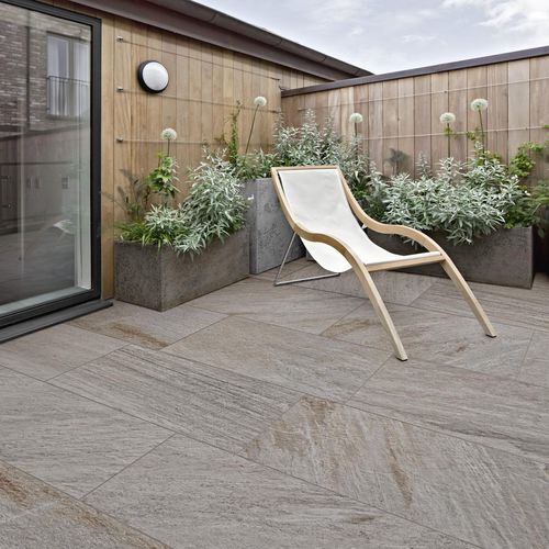 Плитка из керамогранита - REALSTONE_QUARZITE XT20 - Ragno - матовая / для наружного применения / напольная