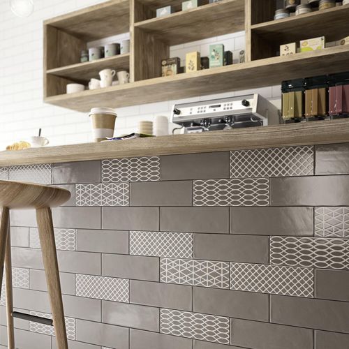 Плитка из керамики - BRICK GLOSSY - Ragno - глянцевая / для кухни / для ванной комнаты