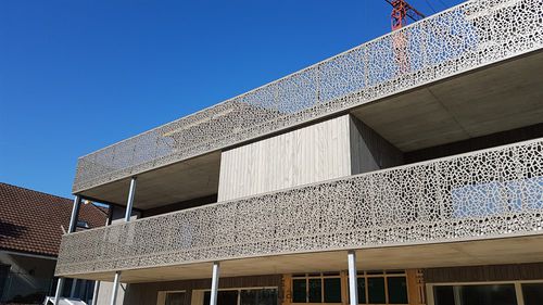 Балкон с панелями - B&Ouml;ZBERG - Bruag Design Factory AG - из ламината высокого давления