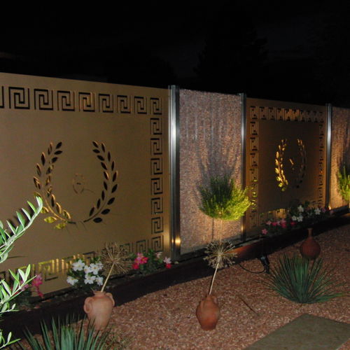Забор с панелями - GARDEN DIVIDING WALL PRIVATE HOME - Bruag Design Factory AG - садовый / из ламината высокого давления / современный