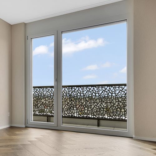Ограждение из ламината высокого давления - CELLON MFH - SCHORENHOF SCHORENSTRASSE GOSSAU - Bruag Design Factory AG - с панелями / балюстрадного типа / лазерная резка