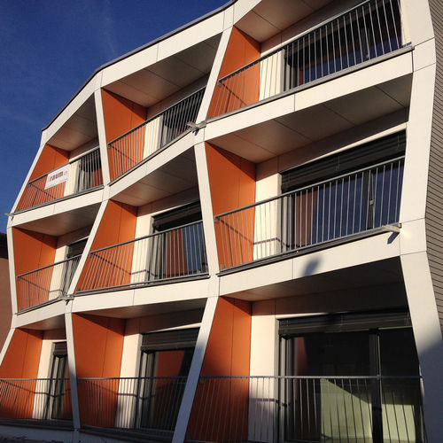 Облицовка фасада для вентилируемого фасада - CELLON - UNUS KREUZLINGEN - Bruag Design Factory AG - панельная / из ламината высокого давления / гладкая