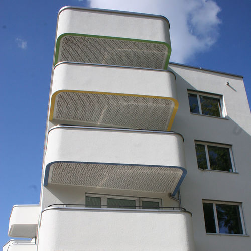 Акустическая панель для потолков - SCHAFFHAUSERSTRASSE WINTERTHUR - Bruag Design Factory AG - из древесного волокна / прямоугольная / перфорированная