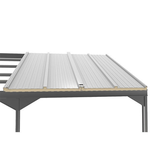 Сэндвич-панель для кровли - Cover-joints - Panel Sándwich Group - поверхность из стали / прокладка из полиизоцианурата PIR / прокладка из полиуретана PUR