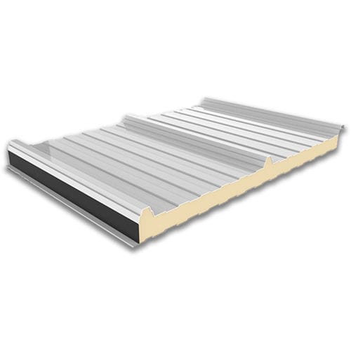 Сэндвич-панель для кровли - Three Frets - Panel Sándwich Group - металлическая поверхность / прокладка из полиизоцианурата PIR / прокладка из полиуретана PUR