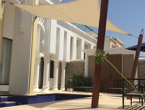 Натяжная конструкция кабель-мембрана - BANYAN TREE - Eugreb Invest - для маркиз / с мембраной из ПВХ / для отеля