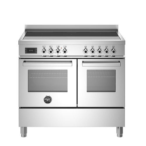 Индукционная кухонная плита - PRO105I2EXT - Bertazzoni - для профессионального использования / 5 конфорок / 2 духовки
