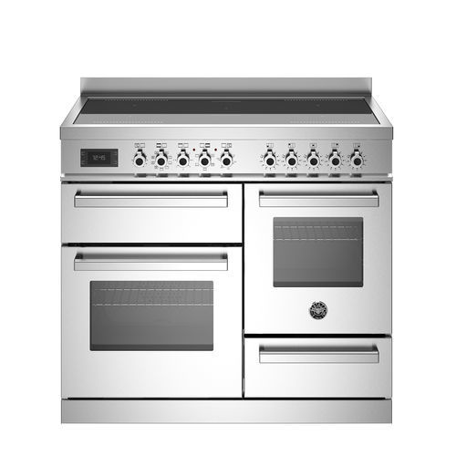 Индукционная кухонная плита - PRO105I3EXT - Bertazzoni - для профессионального использования / 5 горелок / 3 духовки