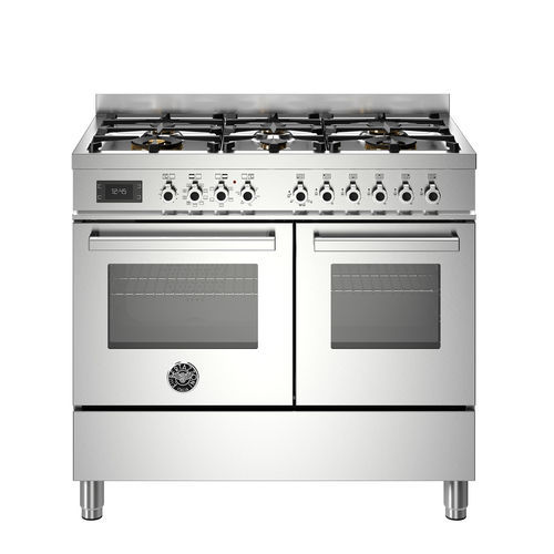 Газовая кухонная плита - PRO106L2EXT - Bertazzoni - электрическая / для профессионального использования / 6 конфорок