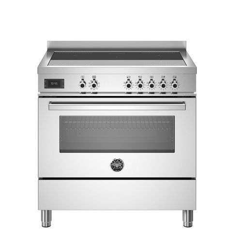 Индукционная кухонная плита - PRO95I1EXT - Bertazzoni - для профессионального использования / 5 конфорок / 1 духовка