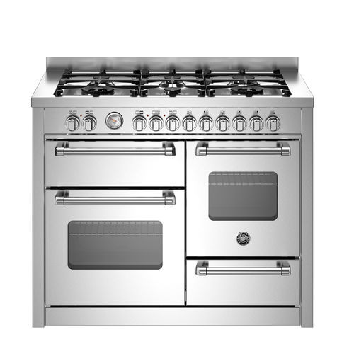 Газовая кухонная плита - MAS116L3EXC - Bertazzoni - электрическая / 6 конфорок / 3 духовки